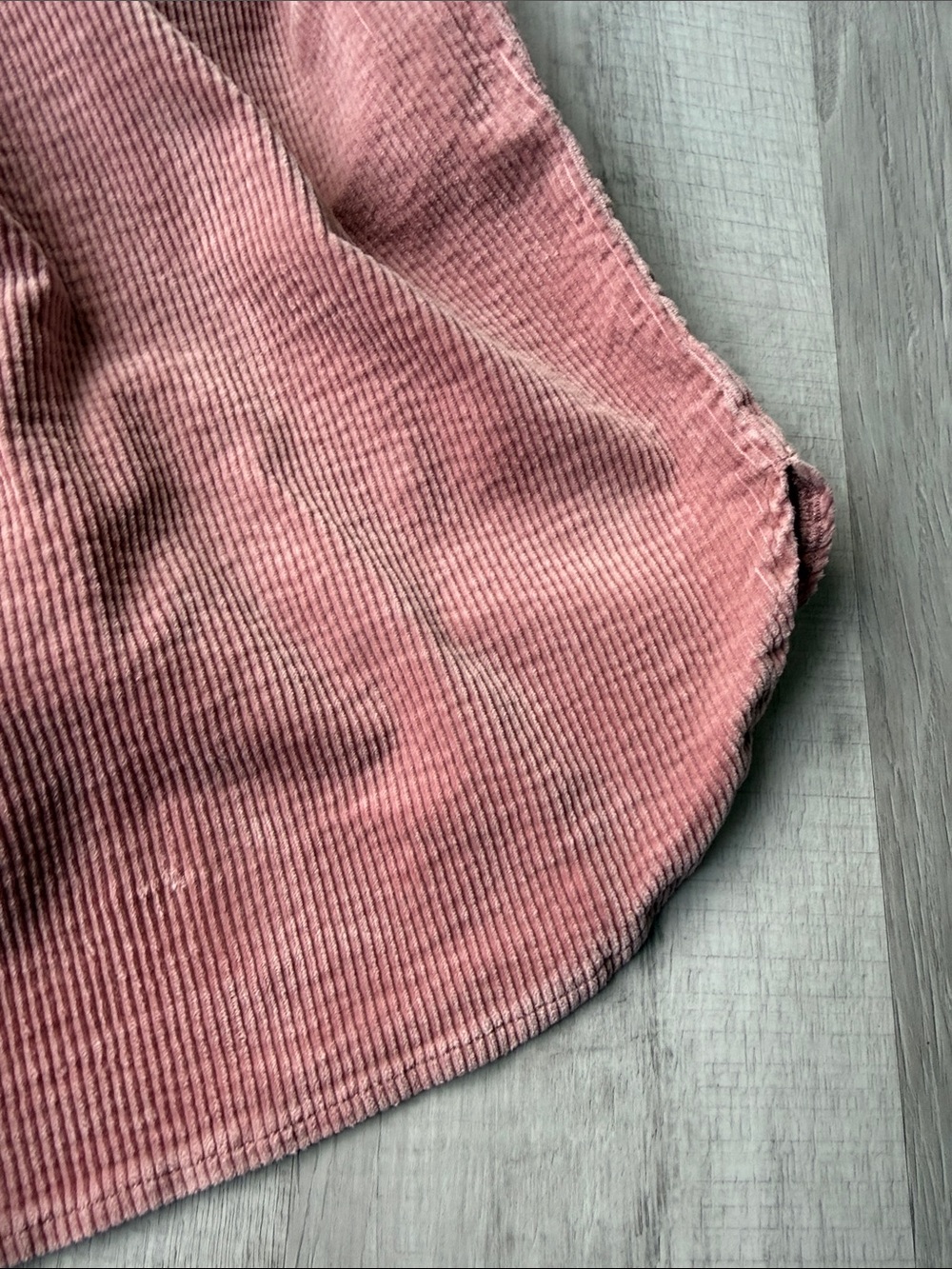 Kut from the Kloth Dusty Rose Corduroy Button Down Top, Size XS. - Picture 12 of 15